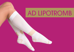 Worried about thrombosis after liposuction of thighs? Not necessary with AD LIPOTROMB!